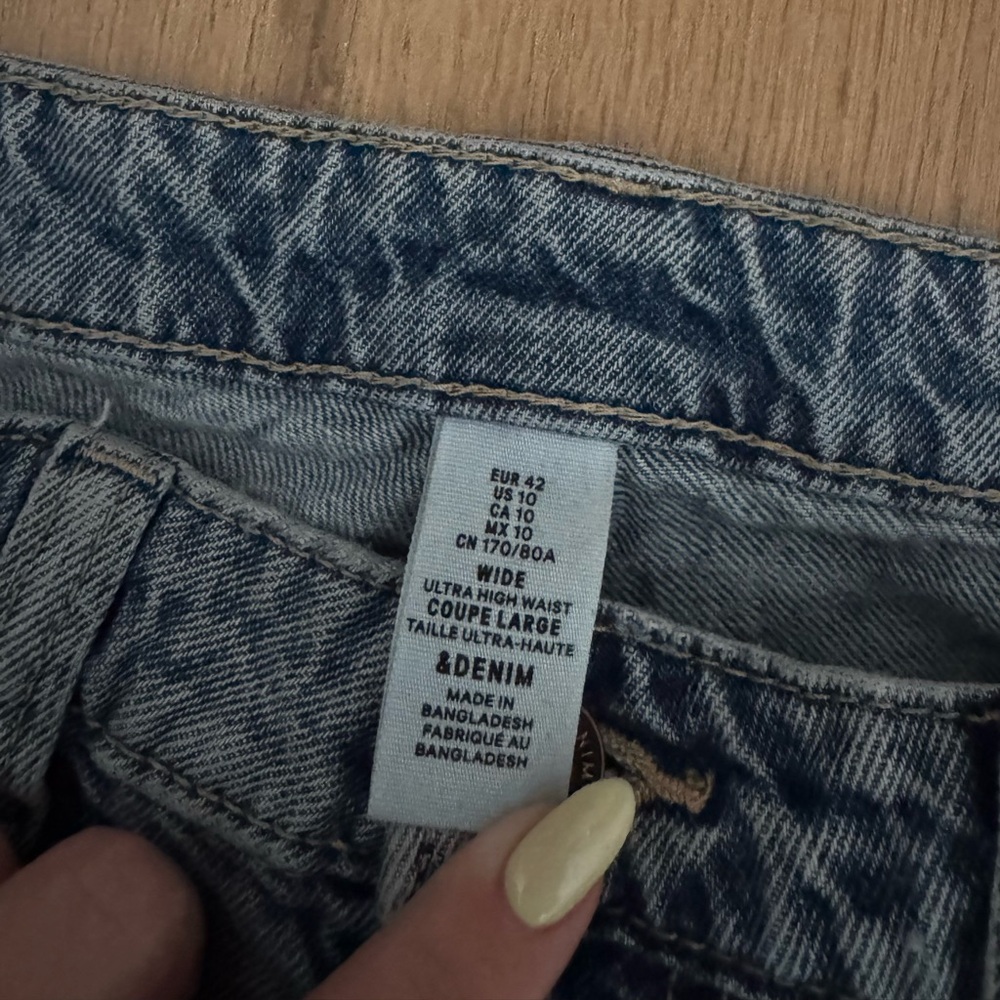 H&M ultra high waist wide jeans - Picture 5 of 5